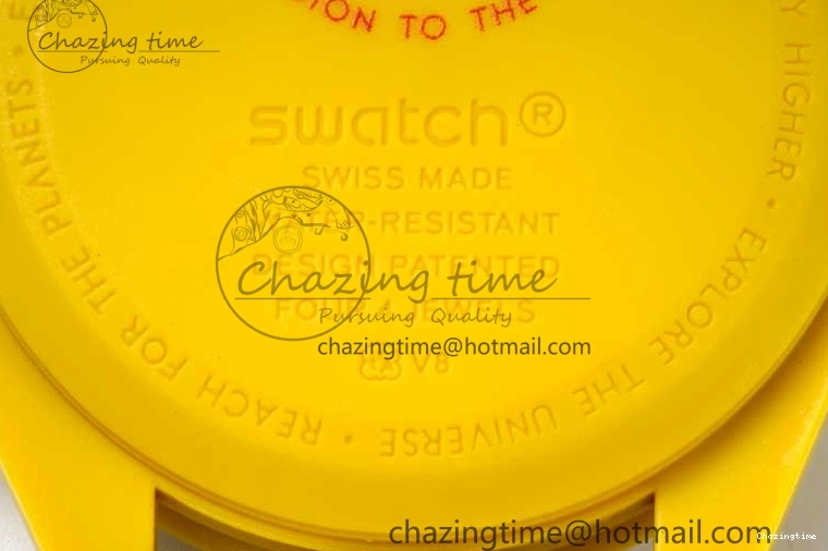 1223 Speedmaster Misson To The Sun 1:1 Best Edition Yellow Dial On Nylon Strap Quartz FlexibleFit 7855